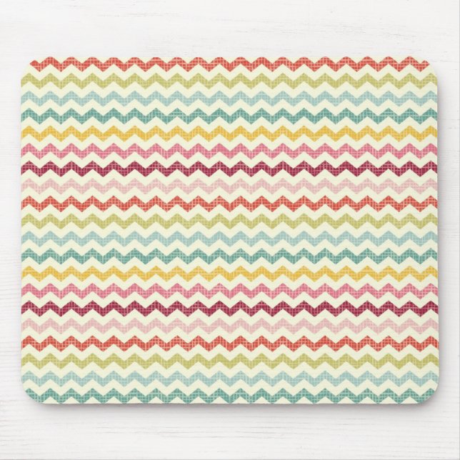 Chevron Pattern 4 Mouse Pad (Front)