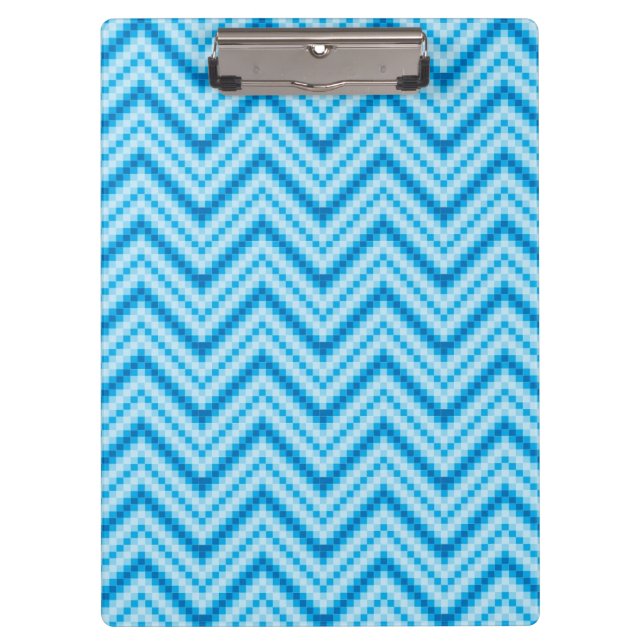 Chevron Pattern Background Clipboard (Front)