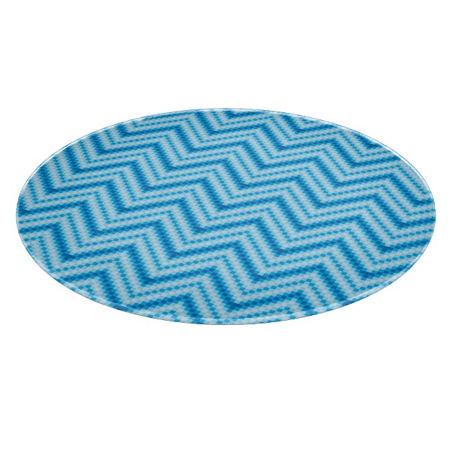 Chevron Pattern Background Cutting Board (Corner)