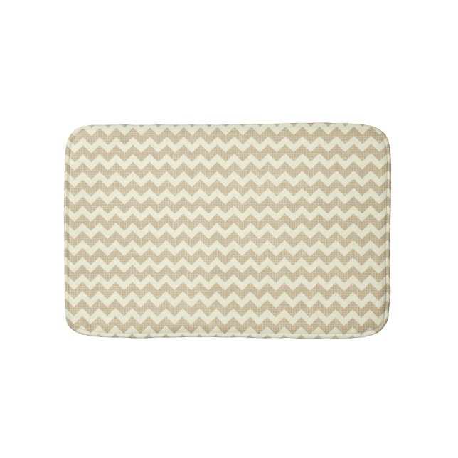 Chevron Pattern Bath Mat (Front)