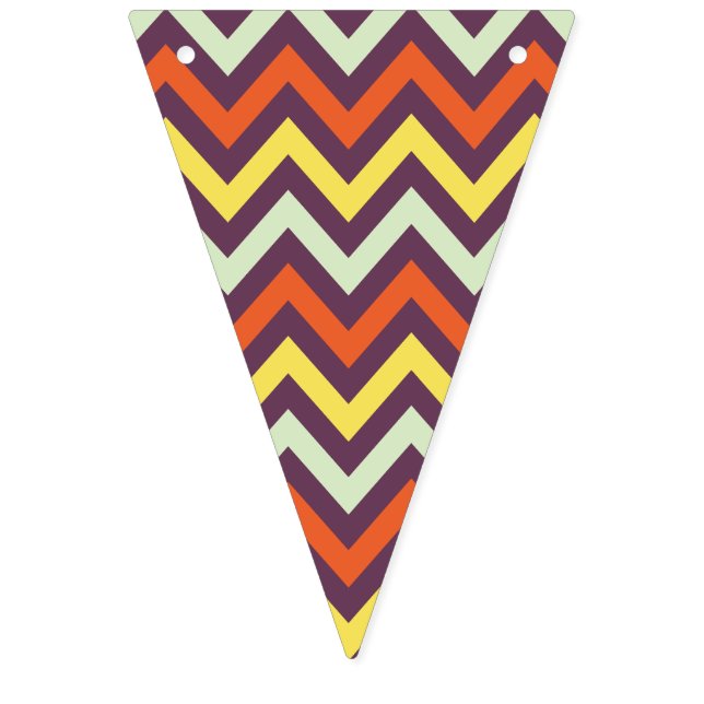 Chevron Pattern Bunting Flags (First Flag)