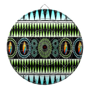 Chevron  Pattern Dartboard