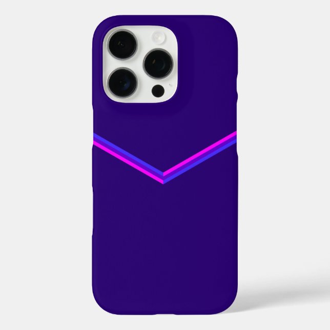 Chevron Pattern Design in Purple and Pink Case-Mate iPhone Case (Back)