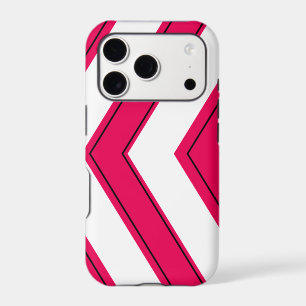 Chevron Pattern Design in Red and White