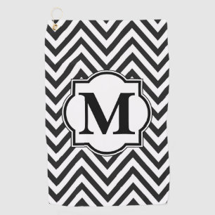 Chevron Pattern Golf Towel