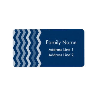 Chevron Pattern Label