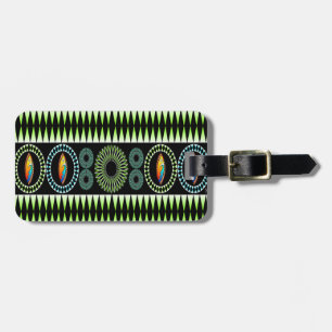 Chevron Pattern Luggage Tag