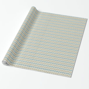Chevron pattern on linen texture wrapping paper