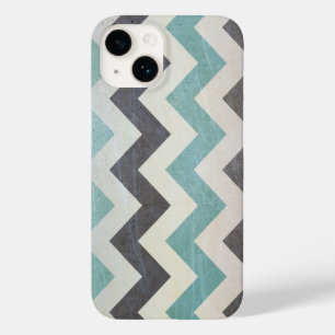Chevron Pattern On Metal Texture by Shirley Taylor Case-Mate iPhone 14 Case