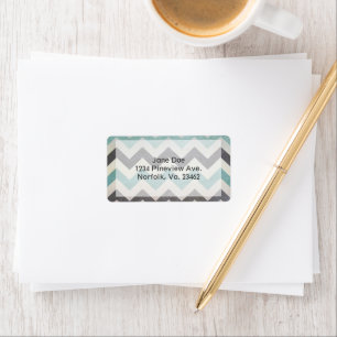 Chevron Pattern On Metal Texture by Shirley Taylor Label