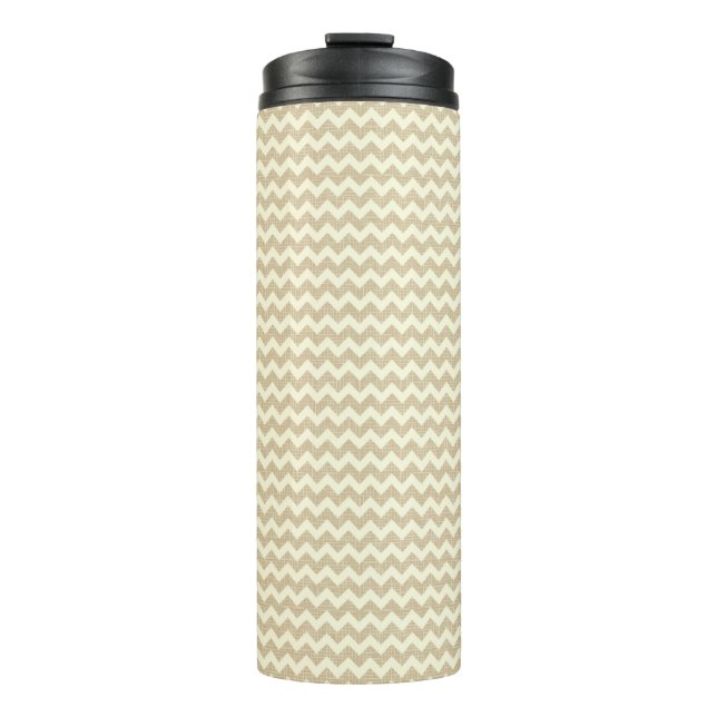 Chevron Pattern Thermal Tumbler (Front)