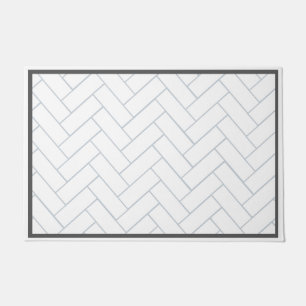 Chevron Pattern Tile Doormat
