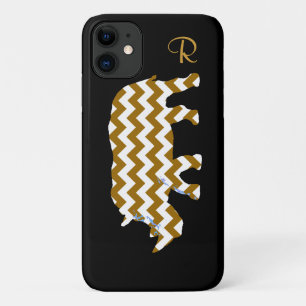 chevron rhino animal iPhone 11 case