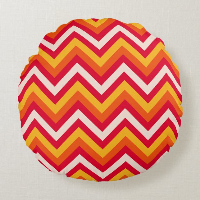 Chevron Round Cushion (Front)