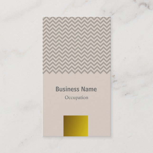 Chevron Soft Business Card (Front)