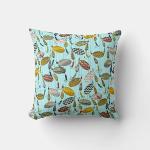 chevron spinners blue cushion