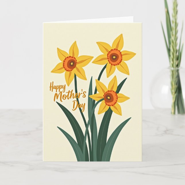 Chevron Springtime Card (Front)