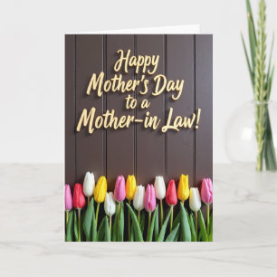 Chevron Springtime Thanks Card