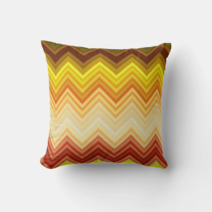 Chevron Stripes Pattern Throw Pillow