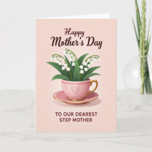 Chevron Teacup Delight Card