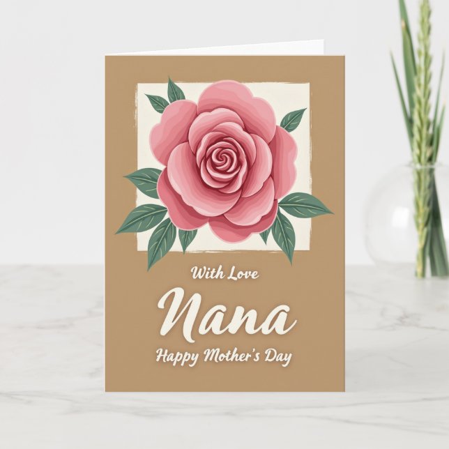 Chevron Tender Greetings Card (Front)