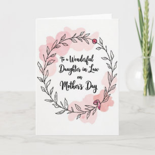 Chevron Watercolor Message Card