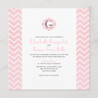 Chevron Wedding Invitations