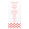 Chevron Wedding Programs
