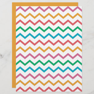 Chevron Zig Zag Pattern Scrapbook Paper