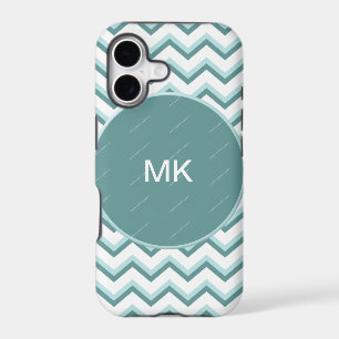 Chevron ZigZag Pattern in Mint Green