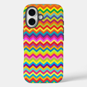 Chevron zigzag pattern multi-coloured iPhone 6 cas iPhone 16 Case