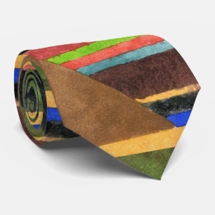 "Chevrons" Abstract Design Tie