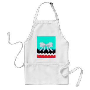 Chevrons Pattern Shower Party Office Destiny Standard Apron