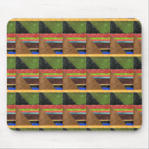 "Chevrons" Tiled Image Abstract Design Mousepad