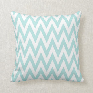 Chevronzag in Springmint Cushion