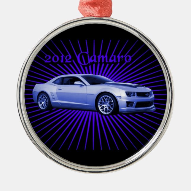 Chevy: 2012 Camaro Metal Tree Decoration (Front)