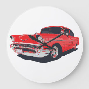 Chevy Bel Air vector illustration clock
