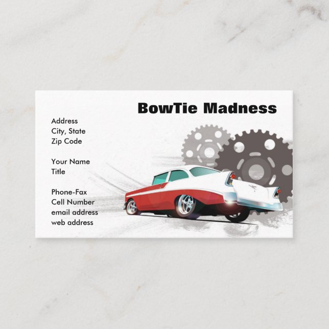 Chevy Belair Business Card (Front)