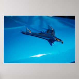 Chevy BelAir hood ornament Poster