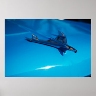 Chevy BelAir hood ornament Poster
