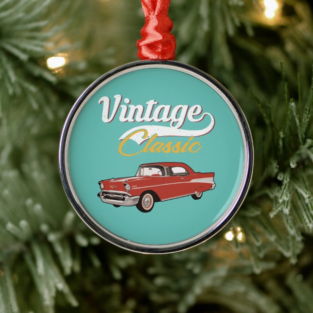 Chevy Belair Metal Ornament (Tree)