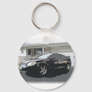 Chevy Cobalt SS supercharged Artwork key chain