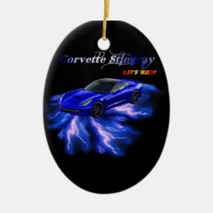 Chevy: Corvette Stingray 2013 Ceramic Ornament