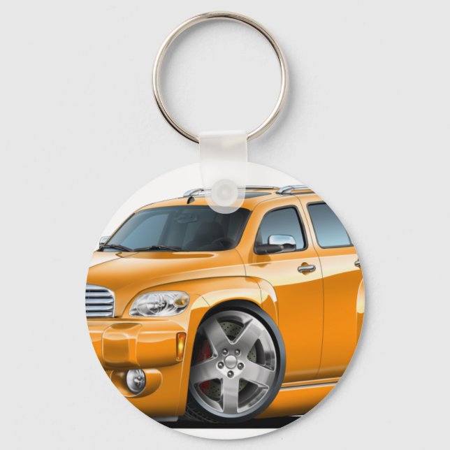 Chevy HHR Orange Truck Key Ring (Front)