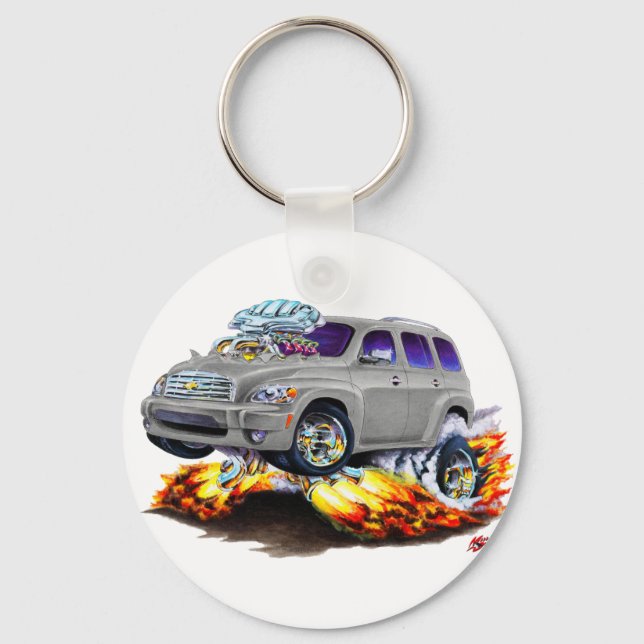 Chevy HHR Silver Truck Key Ring (Front)