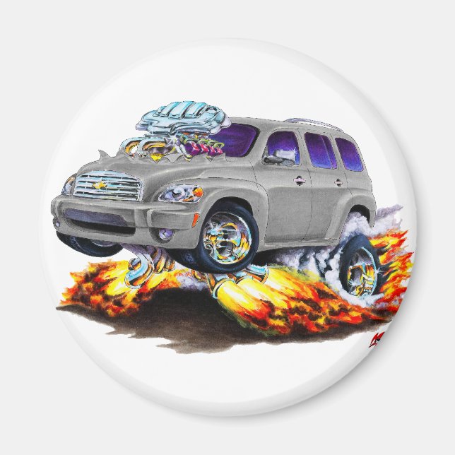Chevy HHR Silver Truck Magnet (Front)