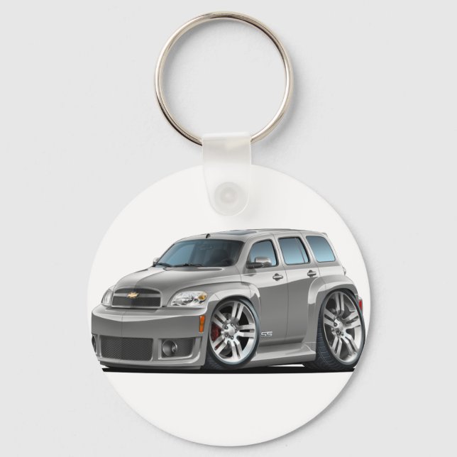 Chevy HHR SS Silver Truck Key Ring (Front)