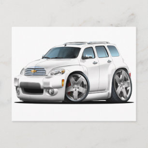 Chevy HHR White Truck Postcard