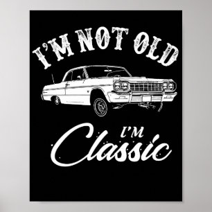 Chevy Impala Classic Car   Poster