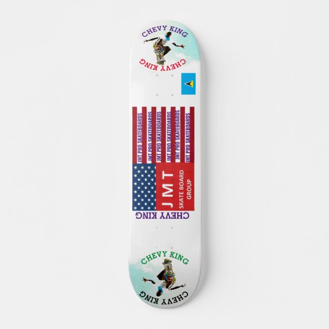 CHEVY KING OFFICIAL JMT SIGN7 3/4" Skateboard Deck (Front)